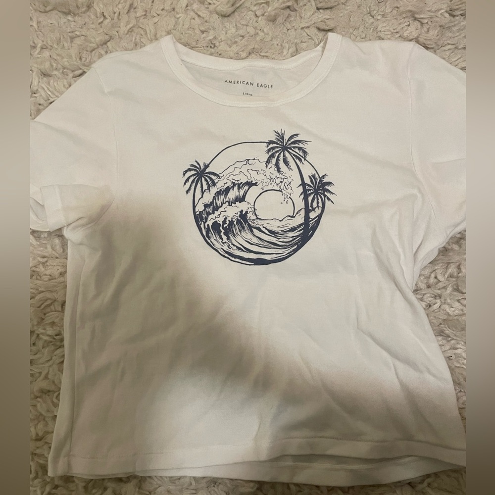 cropped short sleeve from american eagle